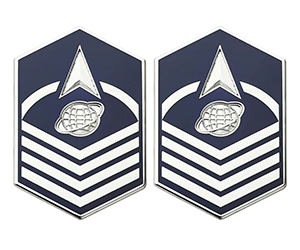 Space Force E7 Master Sergeant Metal Rank Insignia
